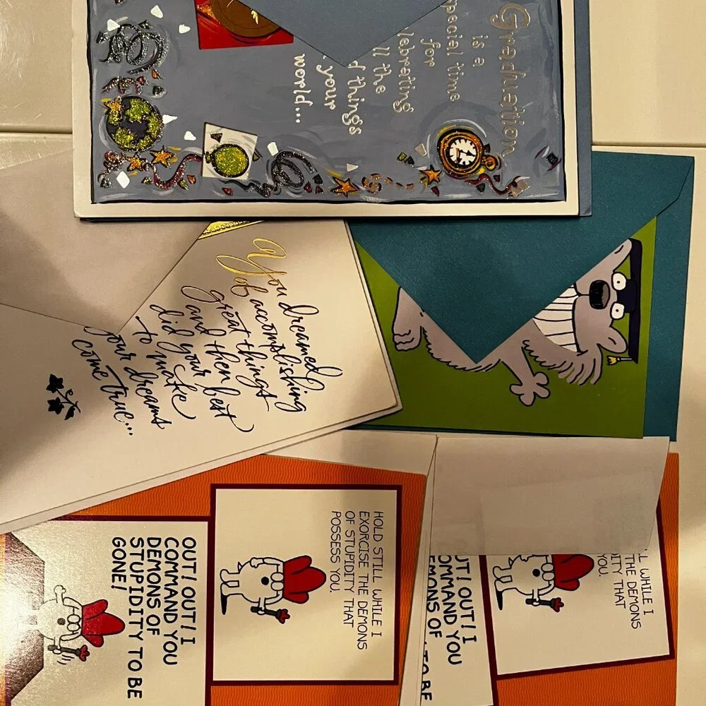 Graduation Cards (Lot of 5 Cards)‎ (2 from Dilbert)